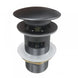 32/40mm Gunmetal Grey Mushroom Solid Brass Basin Pop Up Waste with Overflow - NZHomeware
