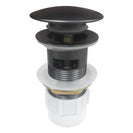 32/40mm Gunmetal Grey Mushroom Solid Brass Basin Pop Up Waste with Overflow - NZHomeware