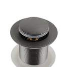 32/40mm Gunmetal Grey Solid Brass Basin Pop Up Waste NO Overflow - NZHomeware