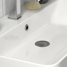 32/40mm Gunmetal Grey Solid Brass Basin Pop Up Waste with Overflow - NZHomeware