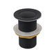 32/40mm Solid Brass Basin Pop Up Waste with NO Overflow Matt Black - NZHomeware