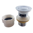 32/40mm Solid Brass Basin Pop Up Waste with Overflow Chrome - NZHomeware