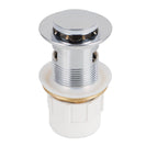 32/40mm Solid Brass Basin Pop Up Waste with Overflow Chrome - NZHomeware