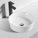 360*360*115mm Bathroom Round Above Counter White Ceramic Wash Basin - NZHomeware