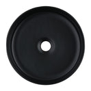 365mm Bathroom Above Counter Matt Black Ceramic Wash Basin