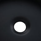 365mm Bathroom Above Counter Matt Black Ceramic Wash Basin