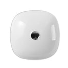 370x370x115mm Bathroom Square Above Counter White Ceramic Wash Basin - NZHomeware