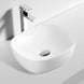 370x370x115mm Bathroom Square Above Counter White Ceramic Wash Basin - NZHomeware