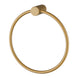 Lattice Edition Knurled Brushed Yellow Gold Hand Towel Ring Towel Rail Stainless Steel 304