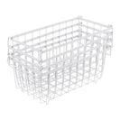 4 Pack Stackable Freezer Storage Baskets Carbon Steel Organizer Bins with Handles - NZHomeware