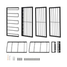 4 - Tier Wall - Mounted Power Tool Organizer | Heavy - Duty Carbon Steel Drill Holder Rack for Garage NZ - NZHomeware