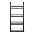 4 Tiers Kitchen Bathroom Pantry Over The Door Hanging Organizer Adjustable Baskets Storage Rack Shampoo Conditioner Body Wash Shelf - NZHomeware