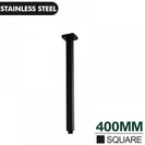 400mm Square Nero Black Ceiling Shower Arm - NZHomeware