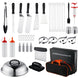 42 - Piece Grill & Griddle Accessories Set Stainless Steel BBQ Tool Kit with Portable Carry Bag - NZHomeware