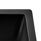 422x422x203mm Black Granite Stone Kitchen Laundry Sink Single Bowl Top/Undermount - NZHomeware