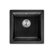 422x422x203mm Black Granite Stone Kitchen Laundry Sink Single Bowl Top/Undermount - NZHomeware