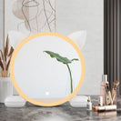 450mm Cat Ear Vanity Tabletop 3 Colors Light Strip Touch LED Mirror Makeup Mirror White - NZHomeware