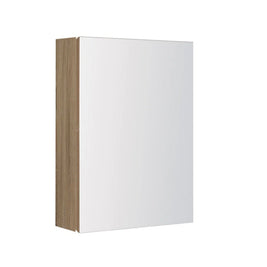 450x150x750mm Plywood 1 - Door Light Oak Mirror Cabinet - NZHomeware