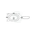 485*395*145mm Modern Rectangle Above Counter Ceramic Wash Basin - NZHomeware