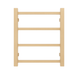 500Hx420Wx120D Gold Electric Heated Towel Rack | 4 - Bar Compact Towel Warmer for Small Bathrooms NZ - NZHomeware