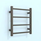 500Hx420Wx120D Gunmetal Grey Electric Heated Towel Rack | 4 - Bar Compact Towel Warmer NZ - NZHomeware