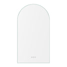 500x900mm Arched LED Wall Mirror with Bluetooth Speaker Dimister Touch Switch 3 Colours Lighting - NZHomeware