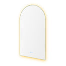 500x900mm Arched LED Wall Mirror with Bluetooth Speaker Dimister Touch Switch 3 Colours Lighting - NZHomeware