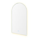 500x900mm Arched LED Wall Mirror with Bluetooth Speaker Dimister Touch Switch 3 Colours Lighting - NZHomeware