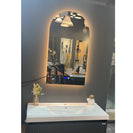 500x900mm Arched LED Wall Mirror with Motion Sensor Auto On Demister Touch Sensor Switch - NZHomeware