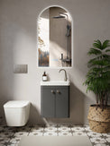 500x900mm Arched LED Wall Mirror with Motion Sensor Auto On Demister Touch Sensor Switch - NZHomeware