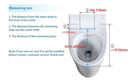 508x381x151mm Electric Intelligent Toilet Cover Seat with Self Hygiene and Instant Heating for toilet - NZHomeware