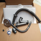 510*460*255mm Ceramic Butler Sink Single Bowl Farmhouse Kitchen Laundry Sink Apron Front - NZHomeware