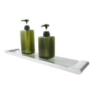 520mm Chrome Glass Shelf | Wall - Mounted Bathroom Storage with 304 Stainless Steel Bracket NZ - NZHomeware