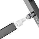 530Hx600Wx120Dmm Gunmetal Grey Electric Heated Towel Rack 5 Bars - NZHomeware