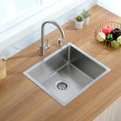 540x440mm Stainless Steel Kitchen Sink, Top/Flush/Undermount, Corrosion & Scratch Resistant - NZHomeware