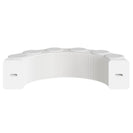 6 Seats Kraft Paper Bench Portable Folding Sofa Foot Stool Shoe Bench White - NZHomeware