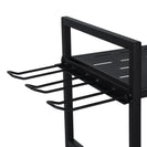 6 Tier Garden Tool Organizer Heavy Duty Metal Garage Storage Rack for Yard & Shed - NZHomeware
