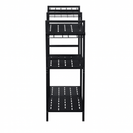 6 Tier Garden Tool Organizer Heavy Duty Metal Garage Storage Rack for Yard & Shed - NZHomeware