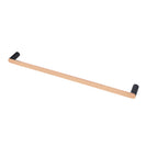 600mm Esperia Black & Rose Gold Single Towel Rail Stainless Steel 304 Wall Mounted - NZHomeware