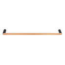 600mm Esperia Black & Rose Gold Single Towel Rail Stainless Steel 304 Wall Mounted - NZHomeware