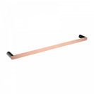 600mm Esperia Black & Rose Gold Single Towel Rail Stainless Steel 304 Wall Mounted - NZHomeware