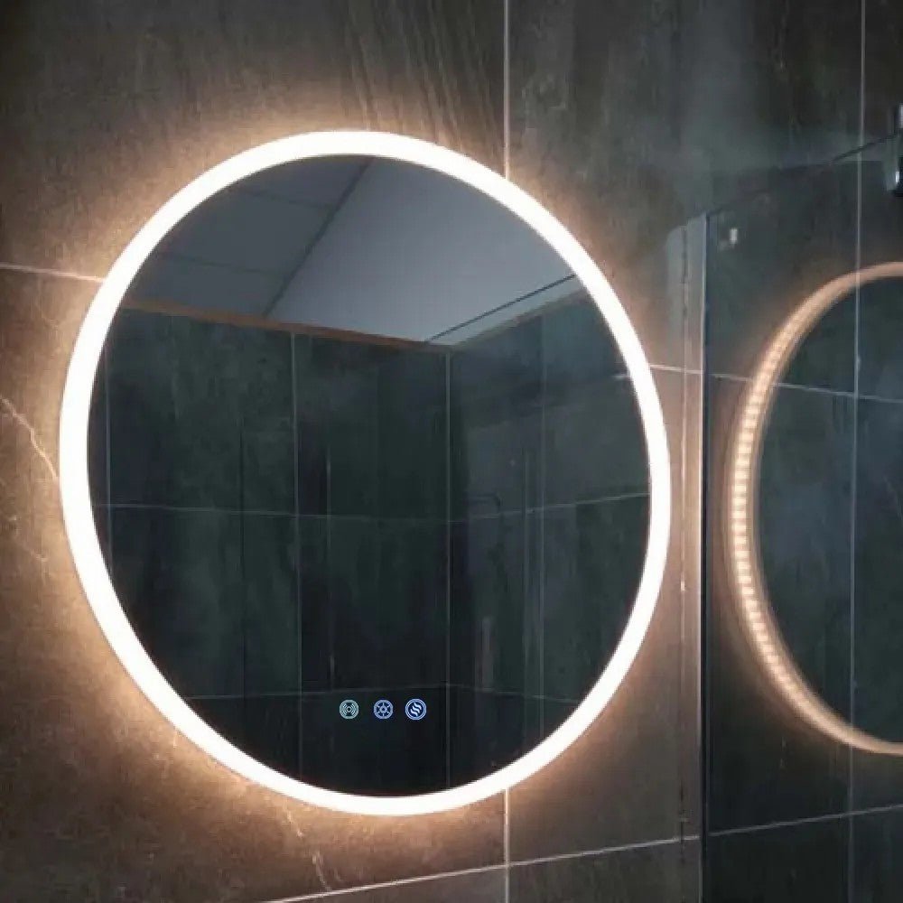 LED Mirror 600mm Round | Motion Sensor 3-Color – NZHomeware