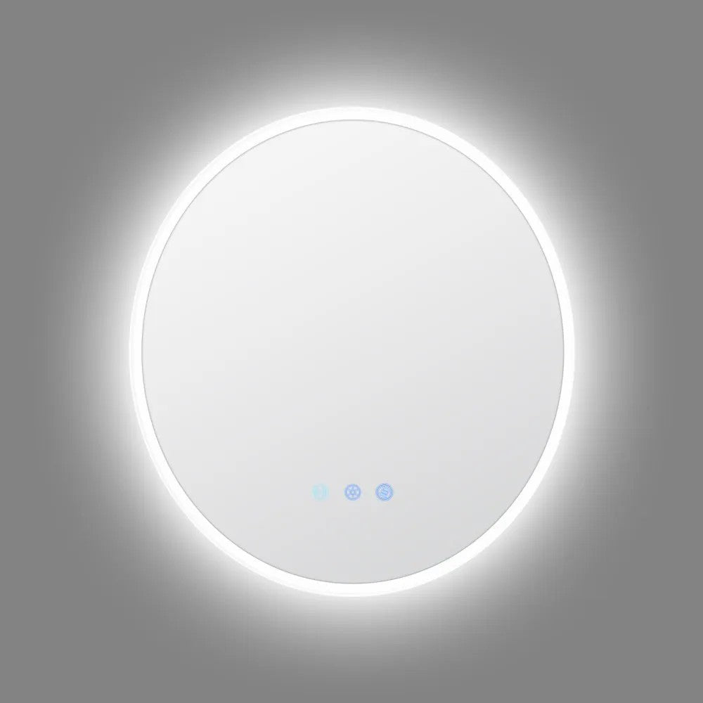 LED Mirror 600mm Round | Motion Sensor 3-Color – NZHomeware