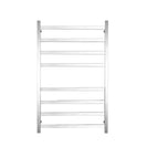 600Wx1000Hx120D 8 Square Bar Satin Finish Heated Towel Rail - NZHomeware