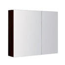600x150x750mm Plywood 2 - Door Dark Oak Mirror Cabinet - NZHomeware