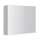 600x150x750mm Plywood 2 - Door White Mirror Cabinet - NZHomeware