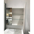 600x150x750mm Plywood 2 - Door White Mirror Cabinet - NZHomeware