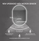 600x900mm Backlit Led Mirror Oblong Racetrack Motion Sensor Demister Touch Sensor Switch - NZHomeware