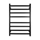 620x912x120mm Square Matt Black Electric Heated Towel Rack 8 Bars - NZHomeware