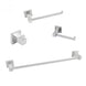 6300 Chrome Bathroom Accessories Package - NZHomeware